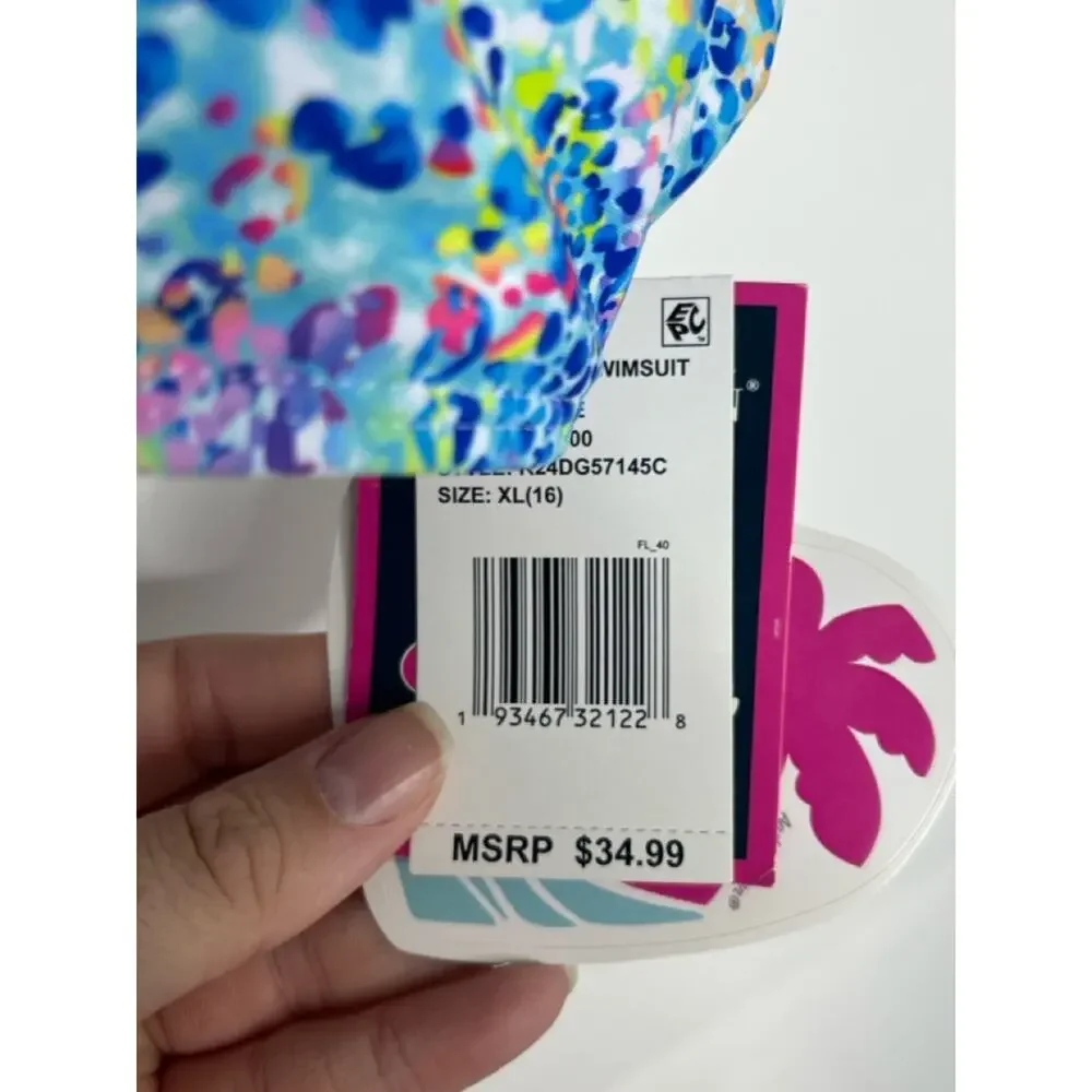 Girls Andy & Evan Bikini Set Size XL
